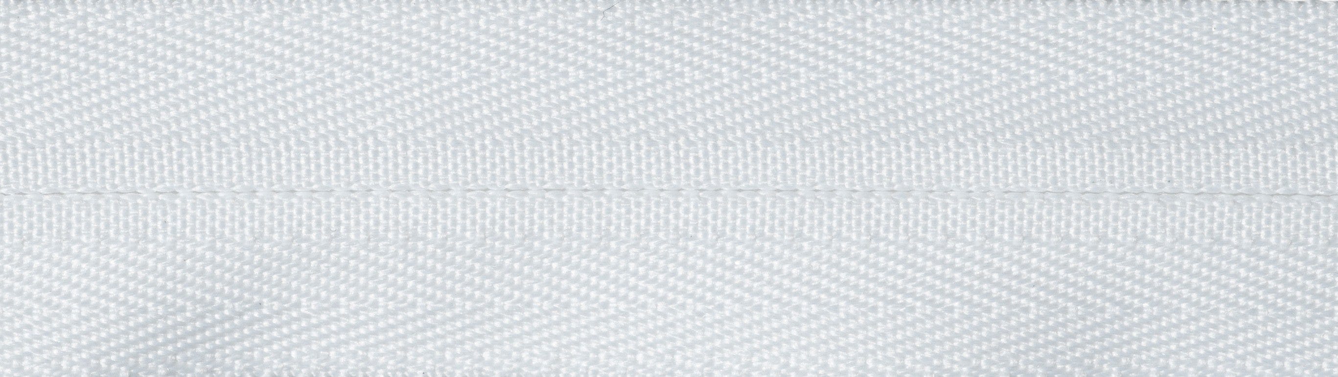 YKK Concealed Zip 41cm / 16 inch: White (Colour 501) - Image 2