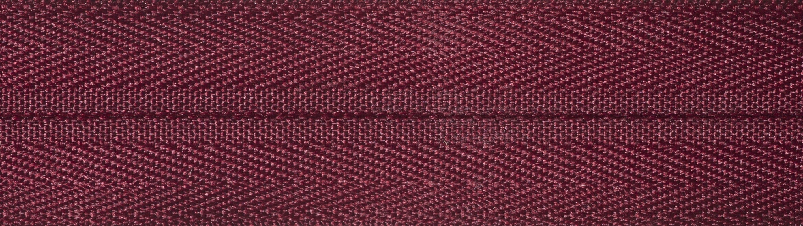 YKK Concealed Zip 41cm / 16 inch: Dark Wine (Colour 527) - Image 3