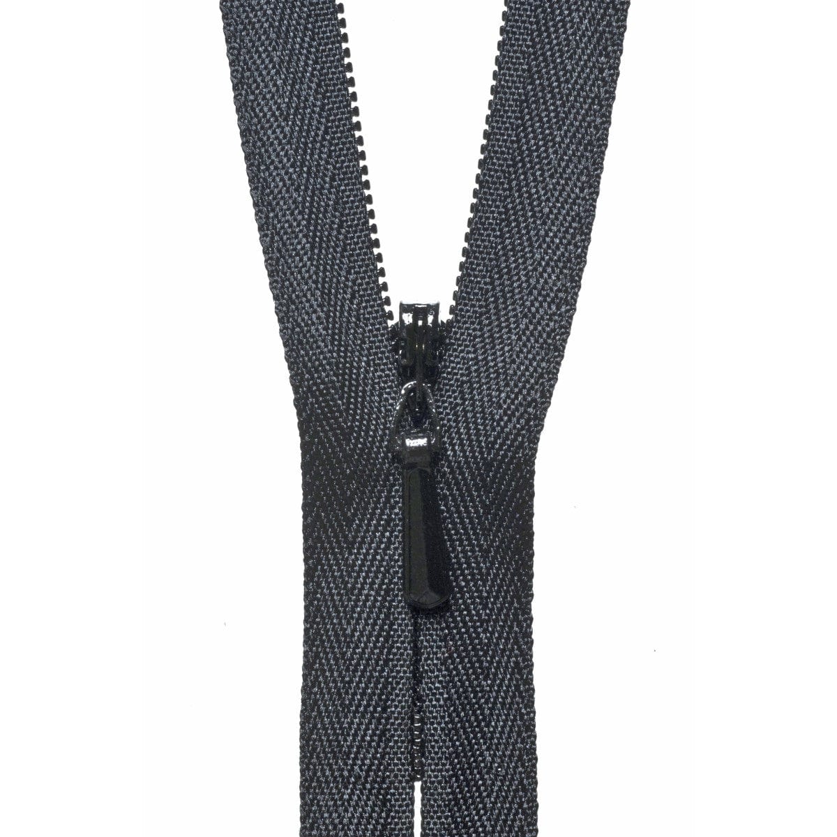 YKK Concealed Zip 41cm / 16 inch: Black (Colour 580)