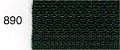 YKK Dress / Skirt Zip 15cm / 6 inch: Forest Green (Colour 890) - Image 2