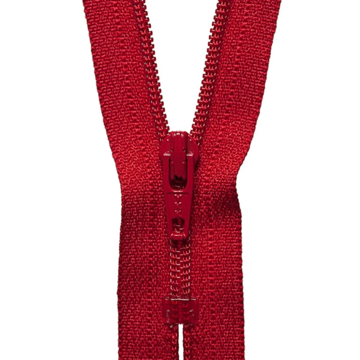 YKK Dress / Skirt Zip 20cm / 8 inch: Red (Colour 519)