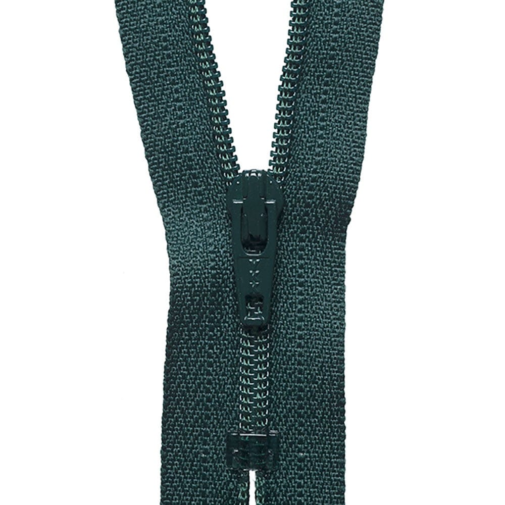 YKK Dress / Skirt Zip 36cm / 14 inch: Forest Green (Colour 890)