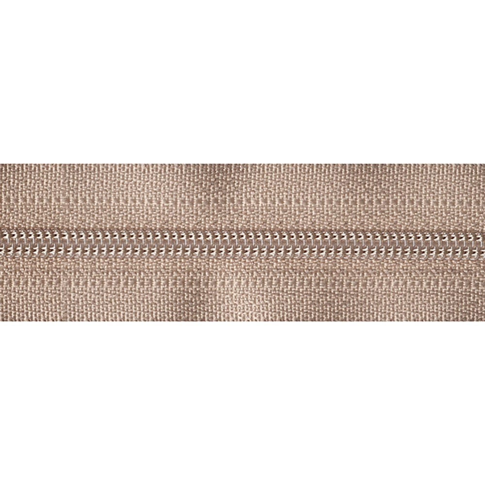 YKK Dress / Skirt Zip 56cm / 22 inch: Fawn (Colour 573) - Image 2