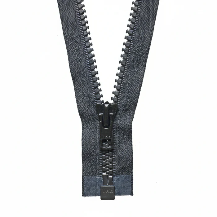 YKK Heavy Weight Open End Zip 46cm / 18 inch: Black (Colour 580)