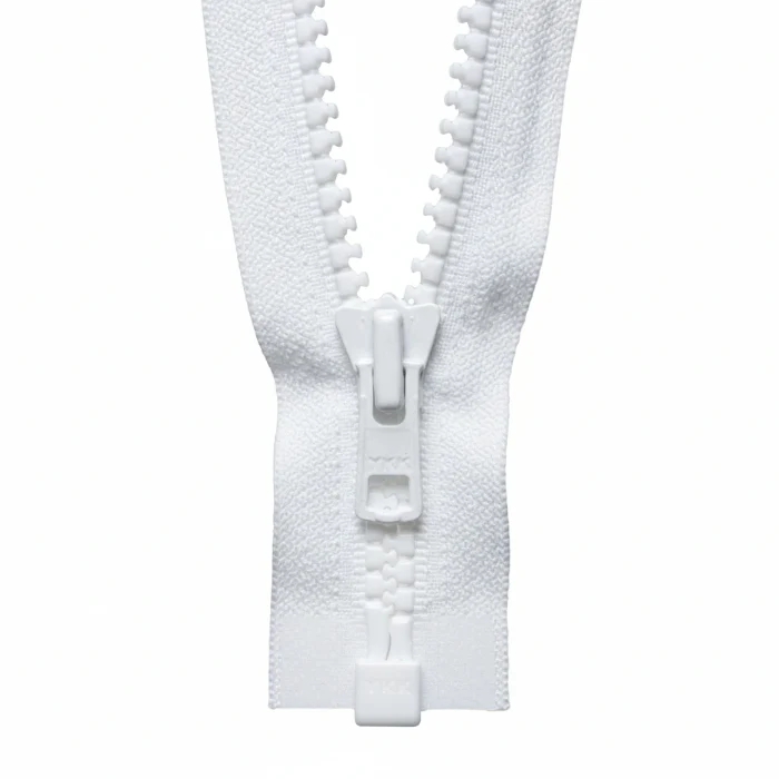 YKK Heavy Weight Open End Zip 71cm / 28 inch: White (Colour 501)