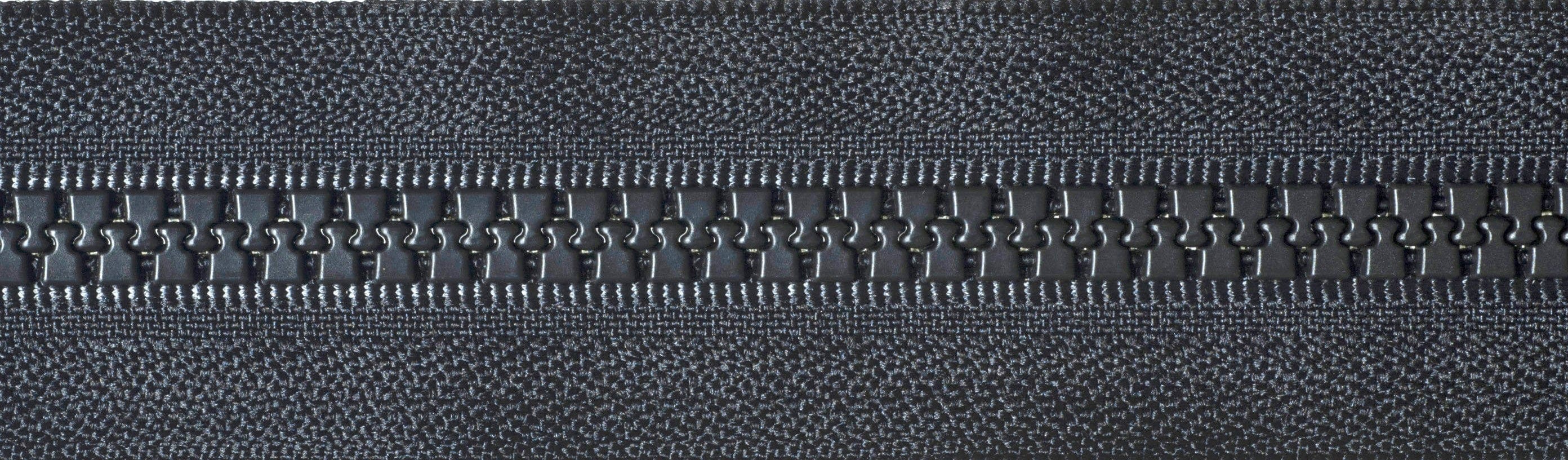 YKK Heavy Weight Open End Zip 76cm / 30 inch: Black (Colour 580) - Image 3