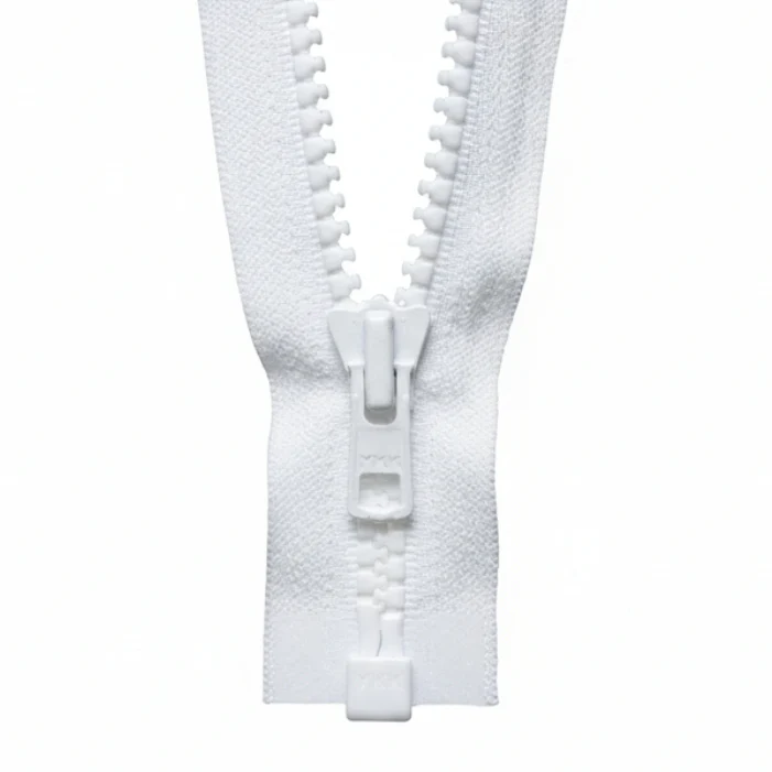 YKK Heavy Weight Open End Zip 81cm / 32 inch: White (Colour 501)