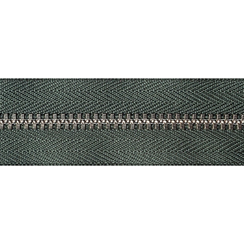YKK Metal Trouser Zip 15cm / 6 inch: Spruce Green (Colour 567) - Image 2