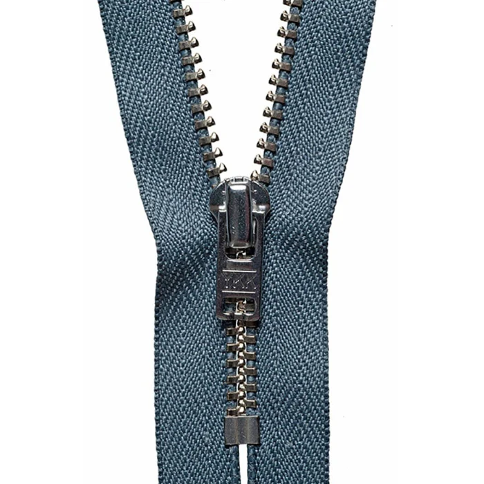 YKK Metal Trouser Zip 15cm / 6 inch: Dark Grey (Colour 578)