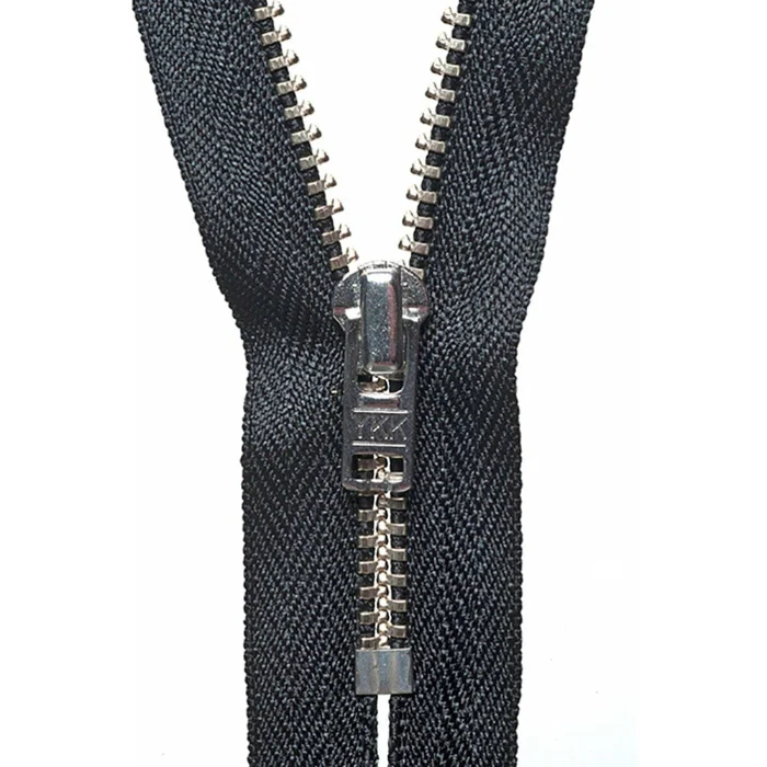 YKK Metal Trouser Zip 15cm / 6 inch: Black (Colour 580)