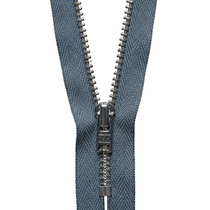 YKK Metal Trouser Zip 18cm / 7 inch: Dark Grey (Colour 578)