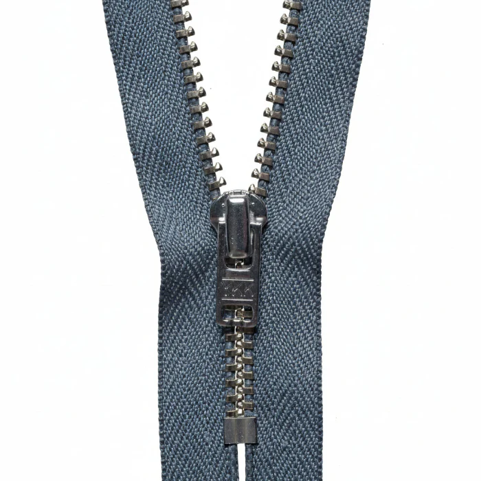 YKK Metal Trouser Zip 20cm / 8 inch: Dark Grey (Colour 578)