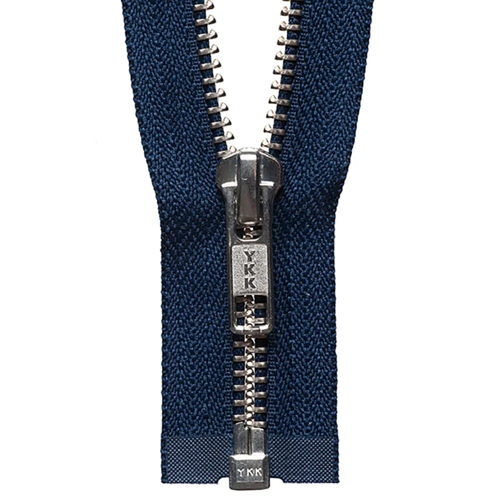YKK Nickel Free Open End Zip 66cm / 26 inch: Navy (Colour 919)