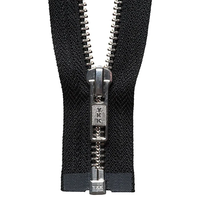 YKK Nickel Free Open End Zip 76cm / 30 inch: Black (Colour 580)