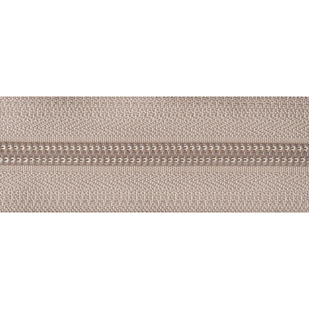 YKK Nylon Open End Zip 36cm / 14 inch: Beige (Colour 572) - Image 3