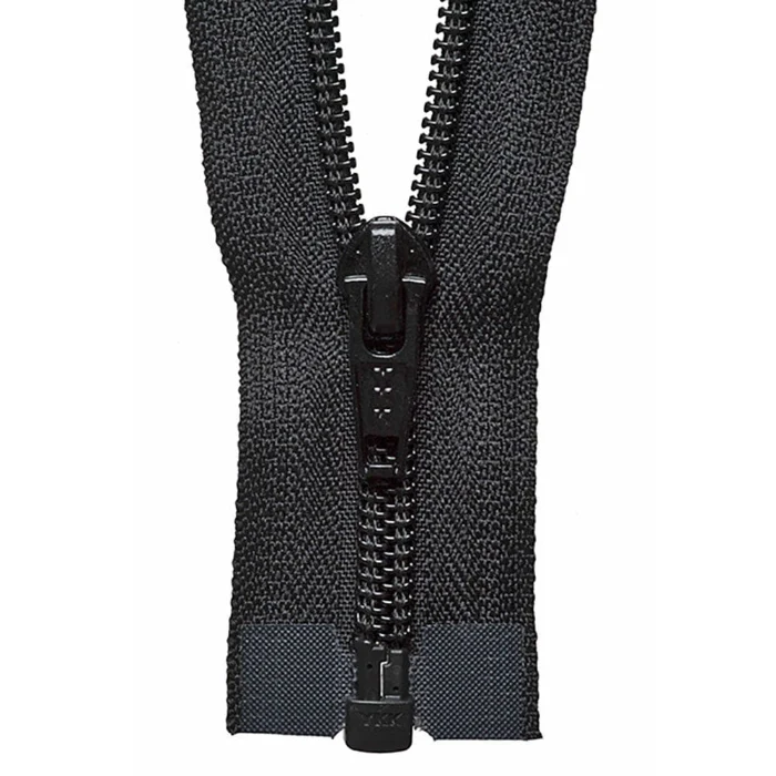 YKK Nylon Open End Zip 36cm / 14 inch: Black (Colour 580)
