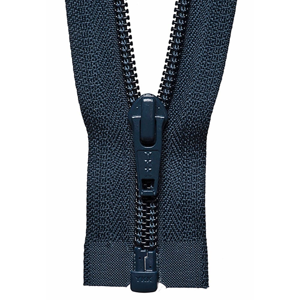YKK Nylon Open End Zip 66cm / 26 inch: Dark Navy (Colour 560)