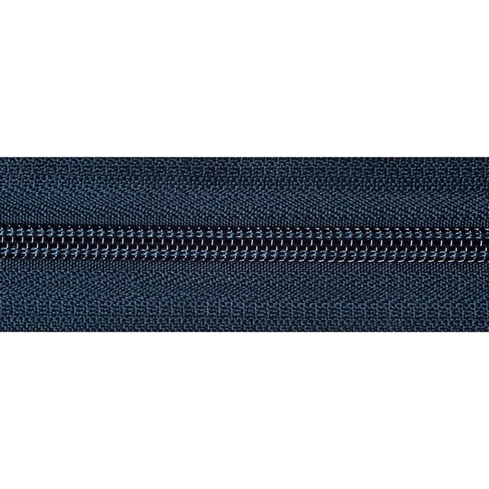 YKK Nylon Open End Zip 66cm / 26 inch: Dark Navy (Colour 560) - Image 3