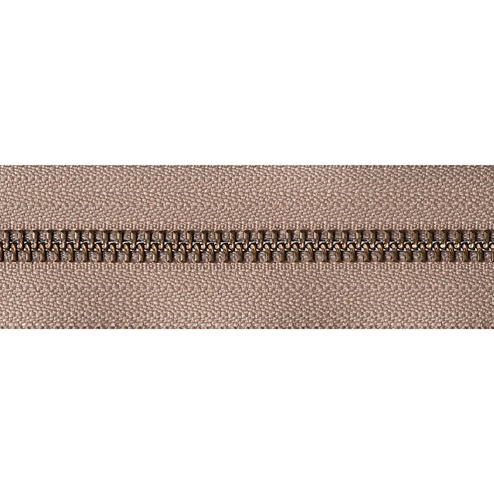 YKK Strong Open End Zip 66cm / 26 inch. Fawn: (Colour 573) - Image 2